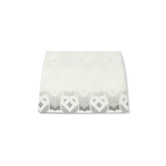 Mini-kjol i frotté med hjärtmonogram i gradient