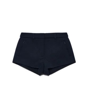 Minishorts i jacquardstickat