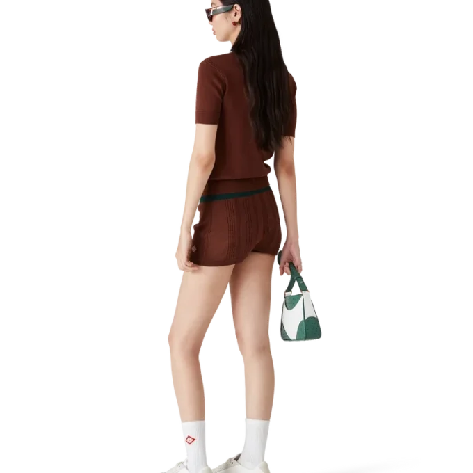 Minishorts i kabelstickat Minishorts i kabelstickat