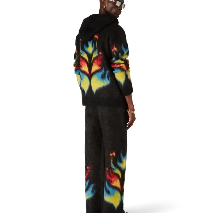 Mohair Flame Laurel Zip Hoodie Mohair Flame Laurel Zip Hoodie