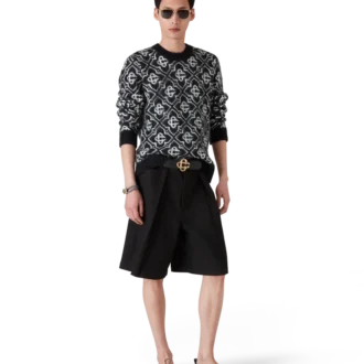 Mohair-tröja med monogram