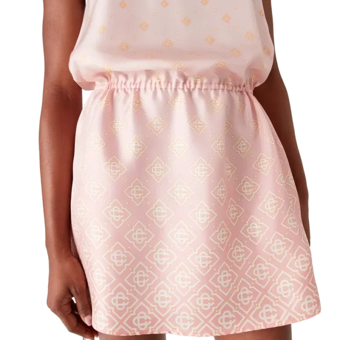 Monogram Degrade Silk Klänning