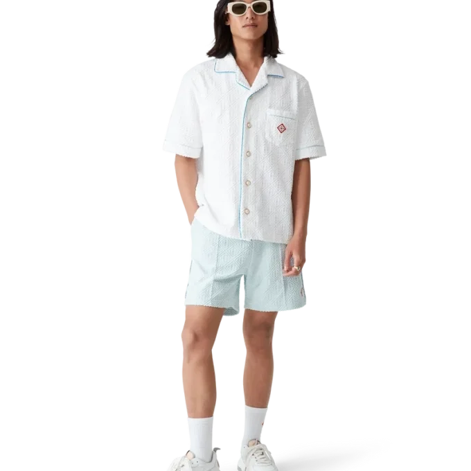 Monogram-frottéskjorta