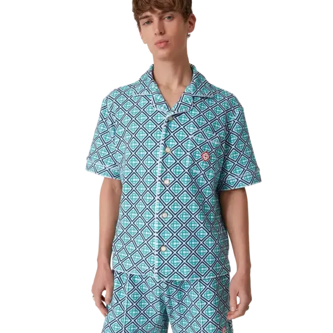 Monogram-frottéskjorta