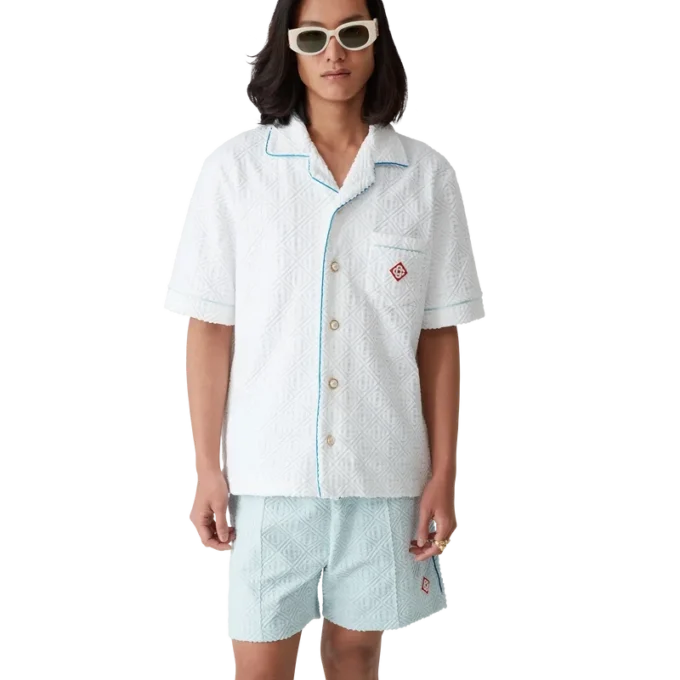 Monogram-frottéskjorta