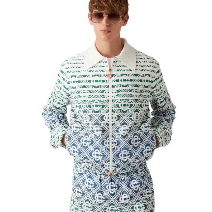 Monogram Gradient Towelling Jacket Monogram Gradient Towelling Jacket