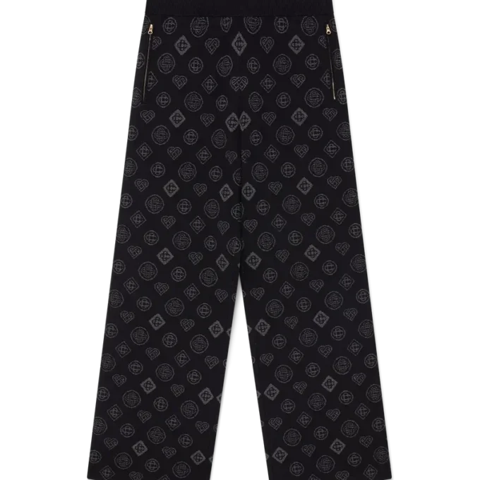 Monogram Jacquard-byxor