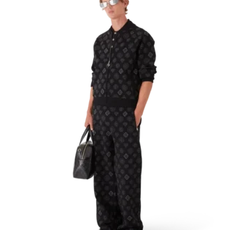 Monogram Jacquard-byxor