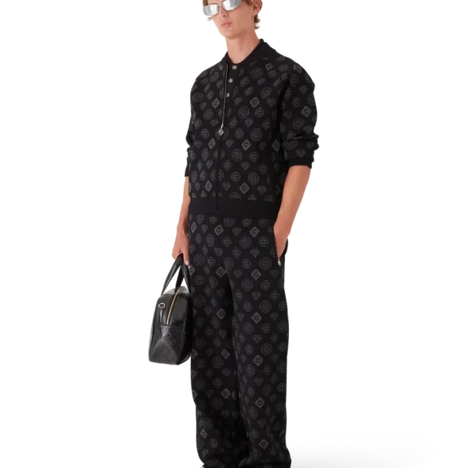 Monogram Jacquard-byxor