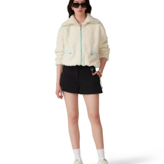 Monogram Jacquard fleecejacka