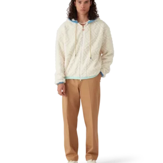 Monogram Jacquard fleecejacka