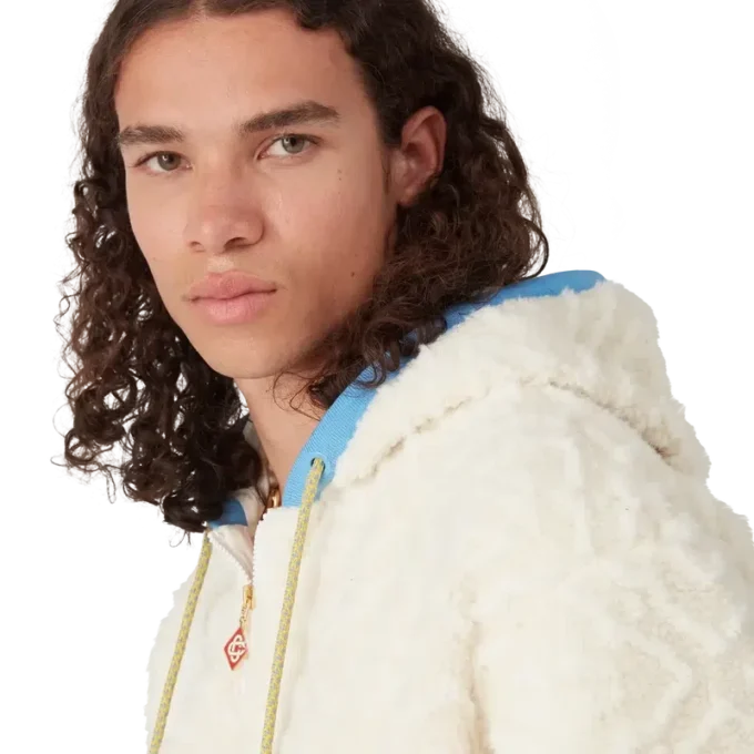 Monogram Jacquard fleecejacka