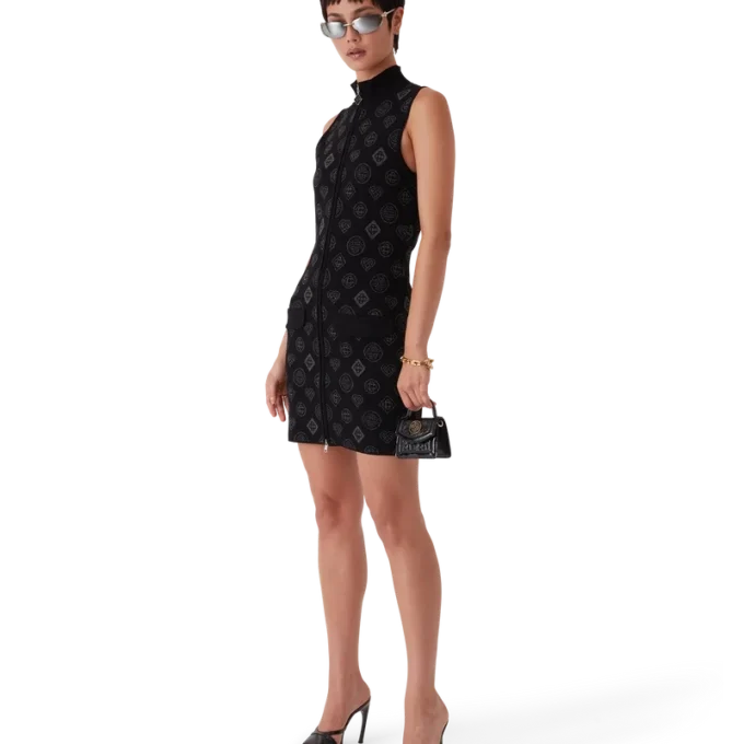 Monogram Jacquard-klänning