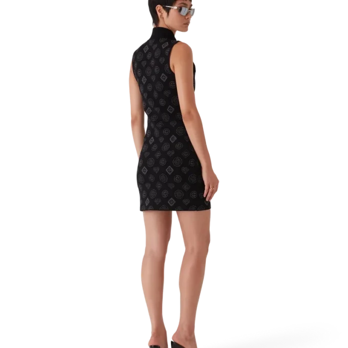 Monogram Jacquard-klänning