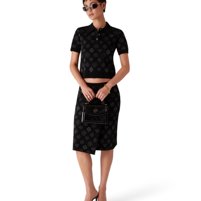 Monogram Jacquard Pikétröja Monogram Jacquard Pikétröja