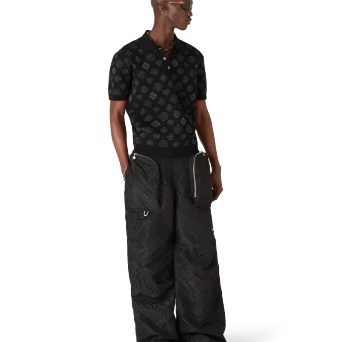 Monogram Jacquard Pikétröja