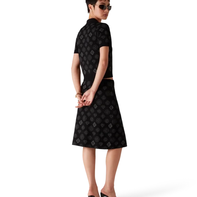 Monogram Jacquard Pikétröja Monogram Jacquard Pikétröja