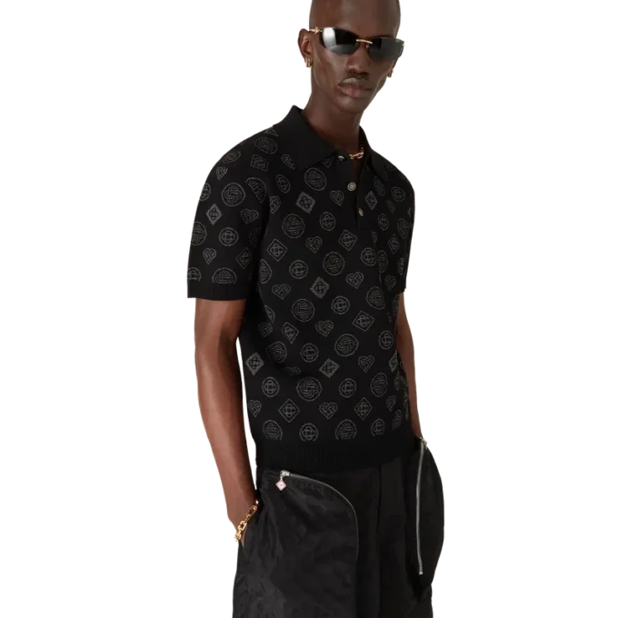 Monogram Jacquard Pikétröja