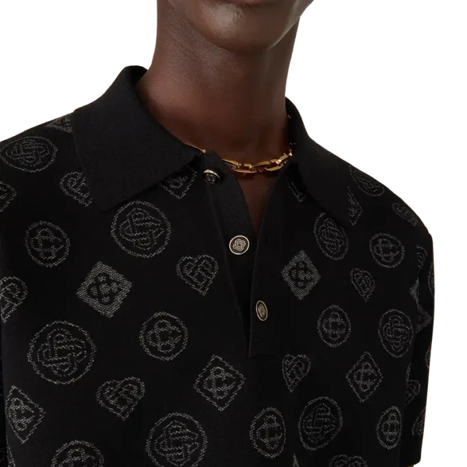 Monogram Jacquard Pikétröja