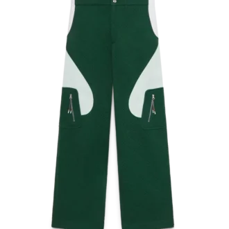 Monogram Jacquard-stickade byxor