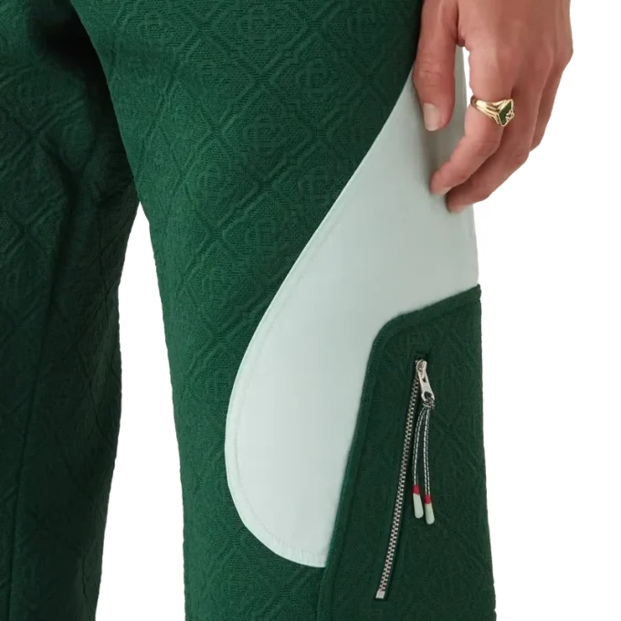 Monogram Jacquard-stickade byxor