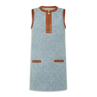 Monogram-jeansklänning