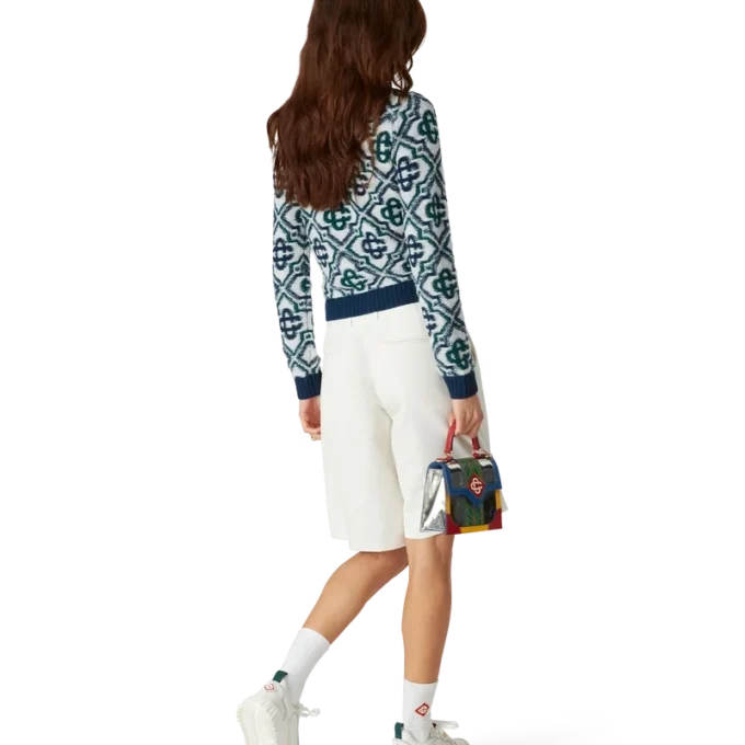 Monogram Knit Zip Jumper Monogram Knit Zip Jumper