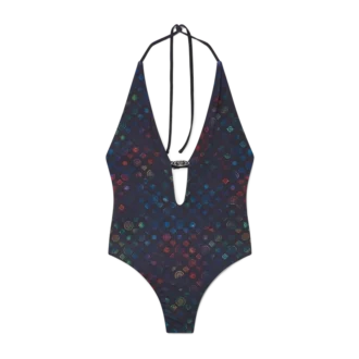 Monogram Plunge-baddräkt