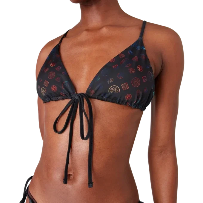 Monogram String Bikini Top