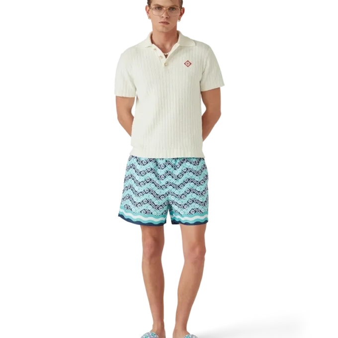 Monogram Wave Shorts