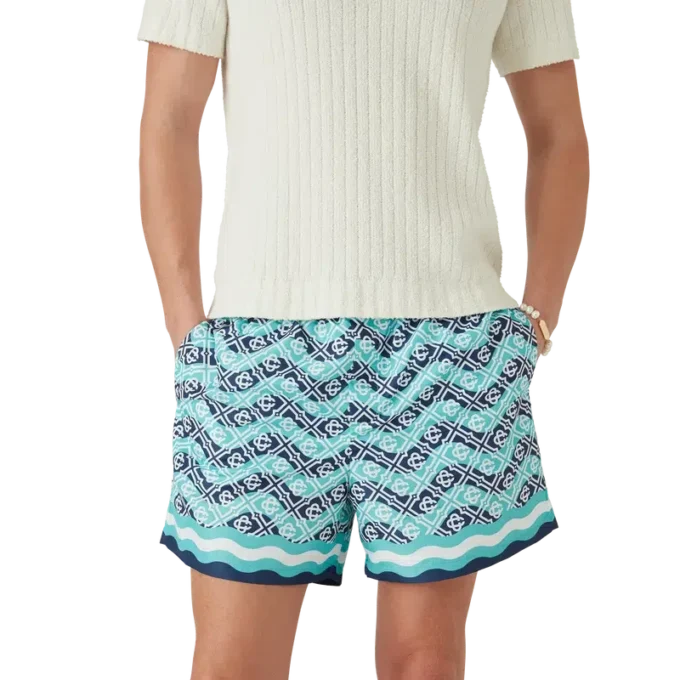 Monogram Wave Shorts