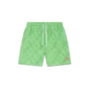 Monogramshorts i frotté