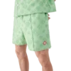 Monogramshorts i frotté