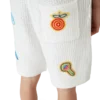 Motiv-virkade shorts