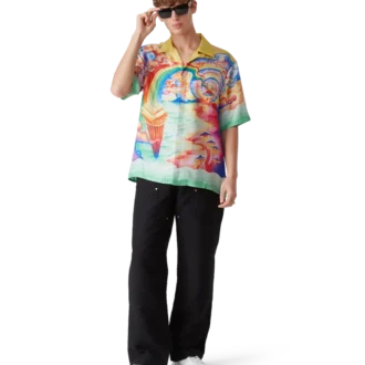 nature s teacher kortrmad silkesskjorta 2 330x330 - Nature's Teacher kort&auml;rmad silkesskjorta