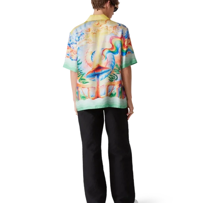 Nature’s Teacher kortärmad silkesskjorta