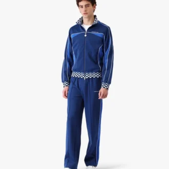 Navy Cyber Tricot-träningsjacka