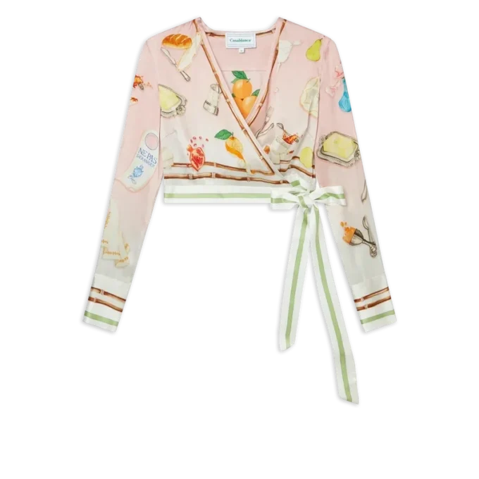 Ne Pas Deranger-omslagsblus Ne Pas Deranger-omslagsblus