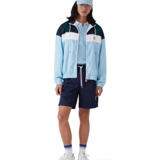 Nålstreckad Laurel-träningsjacka