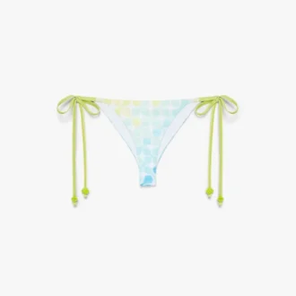 Optic Drop String Beaded Bikini Bottom