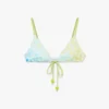 Optic Drop String Beaded Bikini Top