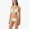 Optic Drop String Beaded Bikini Top