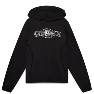 Oversized hoodie med paneler