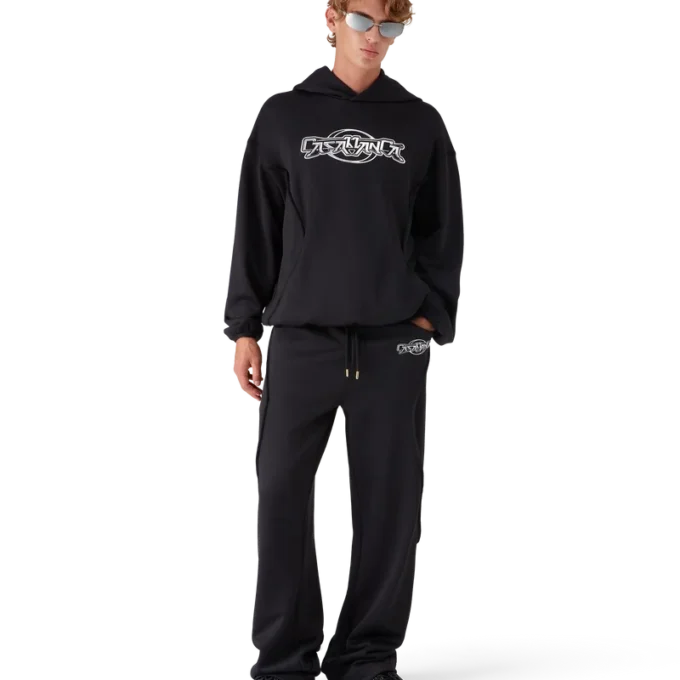 Oversized hoodie med paneler