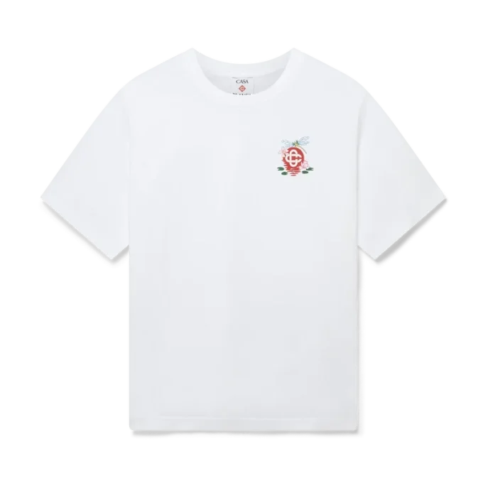 Oversized shorts med blommönster och trollsländor Oversized shorts med blommönster och trollsländor