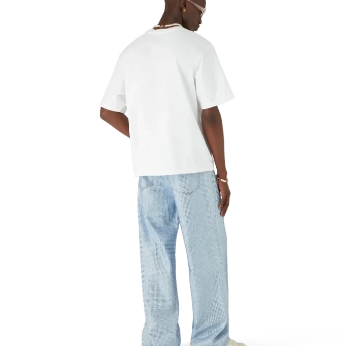 Oversized shorts med blommönster och trollsländor Oversized shorts med blommönster och trollsländor