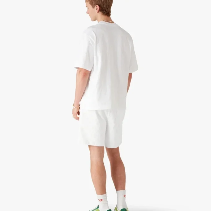 Oversized T-shirt med kort ärm och applikerat monogram