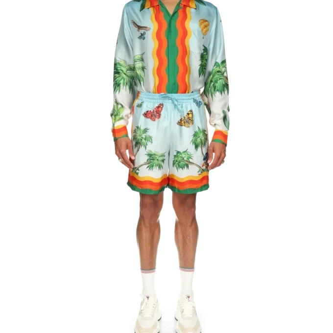 Palm Springs Tennis Club silkesbyxor