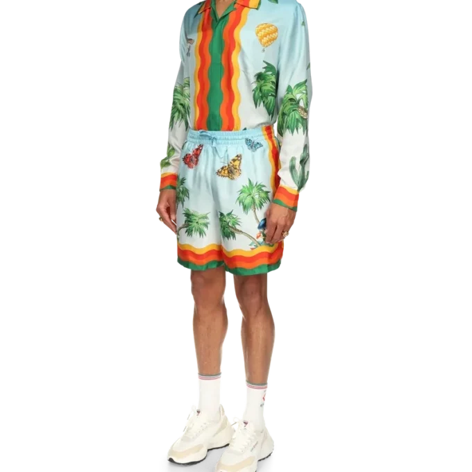 Palm Springs Tennis Club silkesbyxor