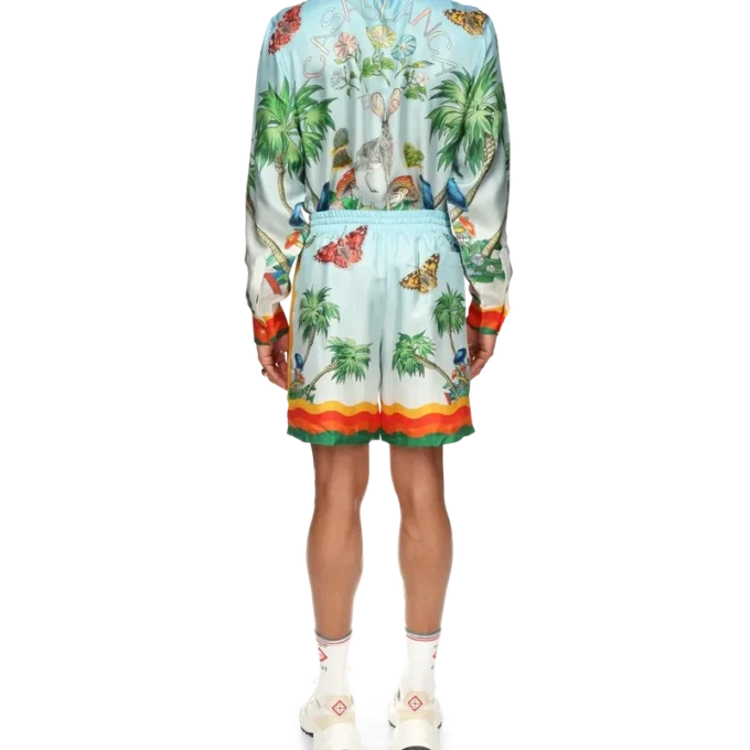 Palm Springs Tennis Club silkesbyxor